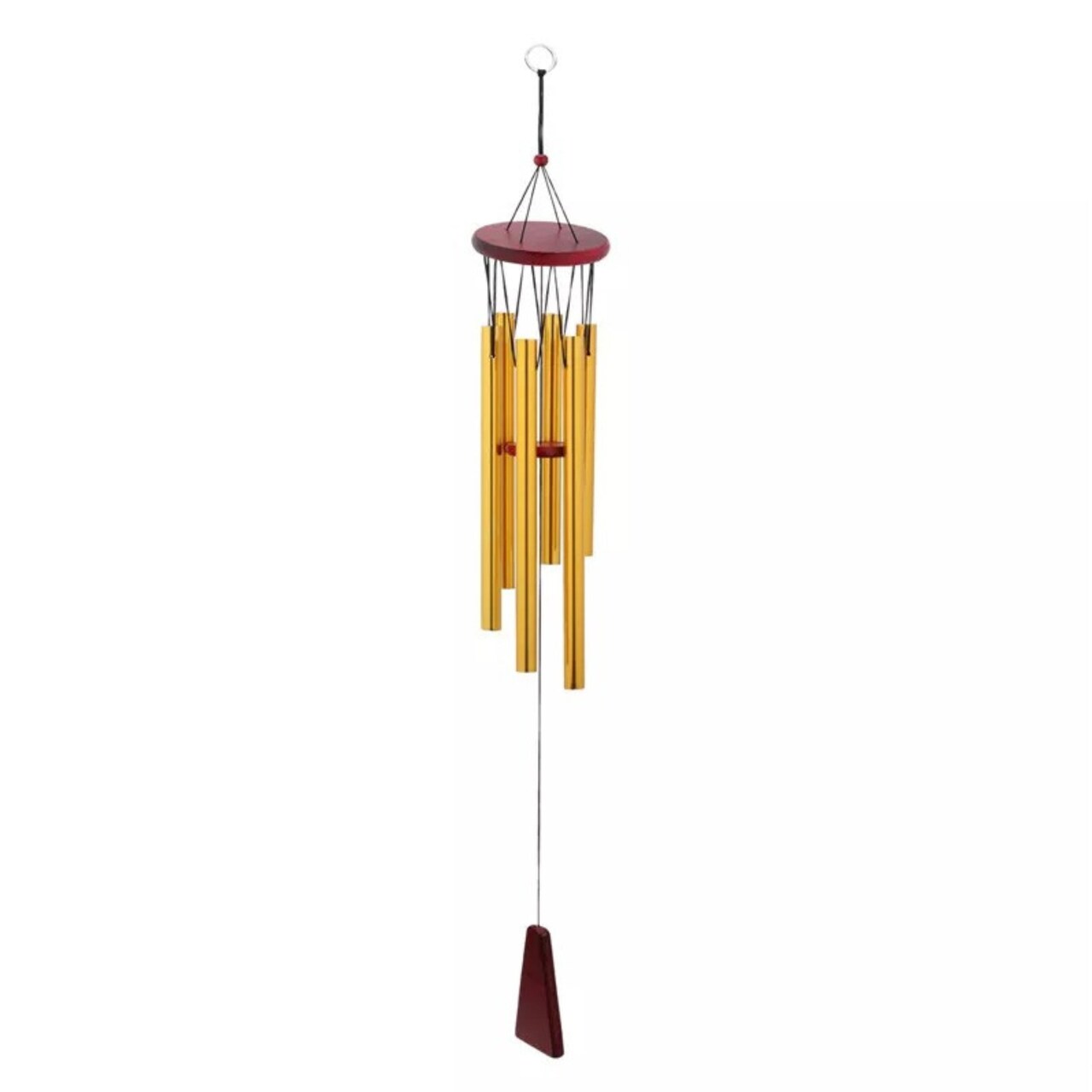 31.5" Wind Chimes Large Deep Tone Chapel Bells 6 Tubes Outdoor Garden Home Décor